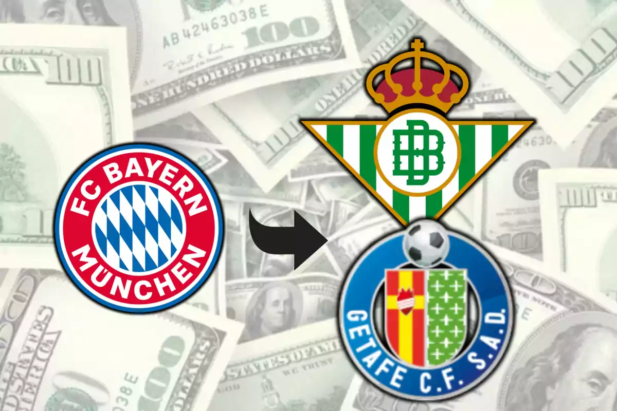 Un jugador del Bayern podria jugar al Real Betis o al Getafe.