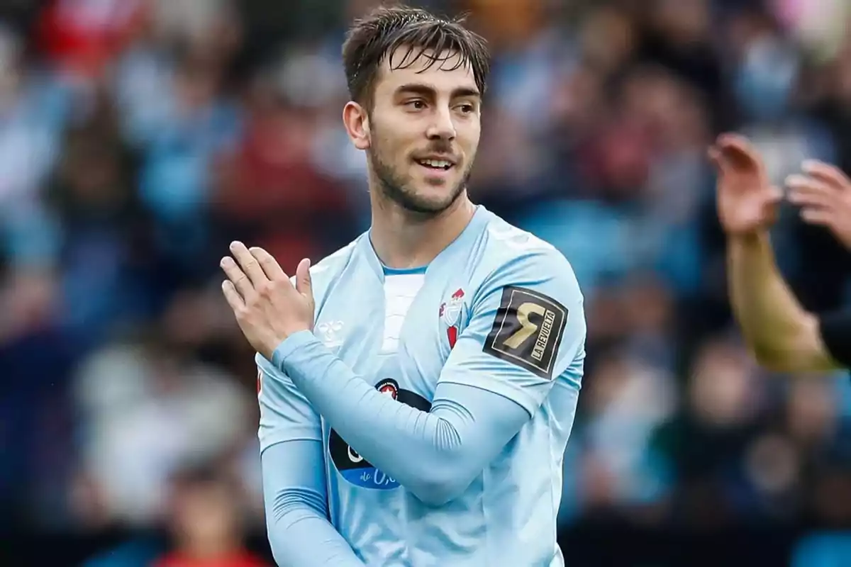 Iker Losada en un partit amb el Celta de Vigo Iker Losada en un partit amb el Celta de Vigo