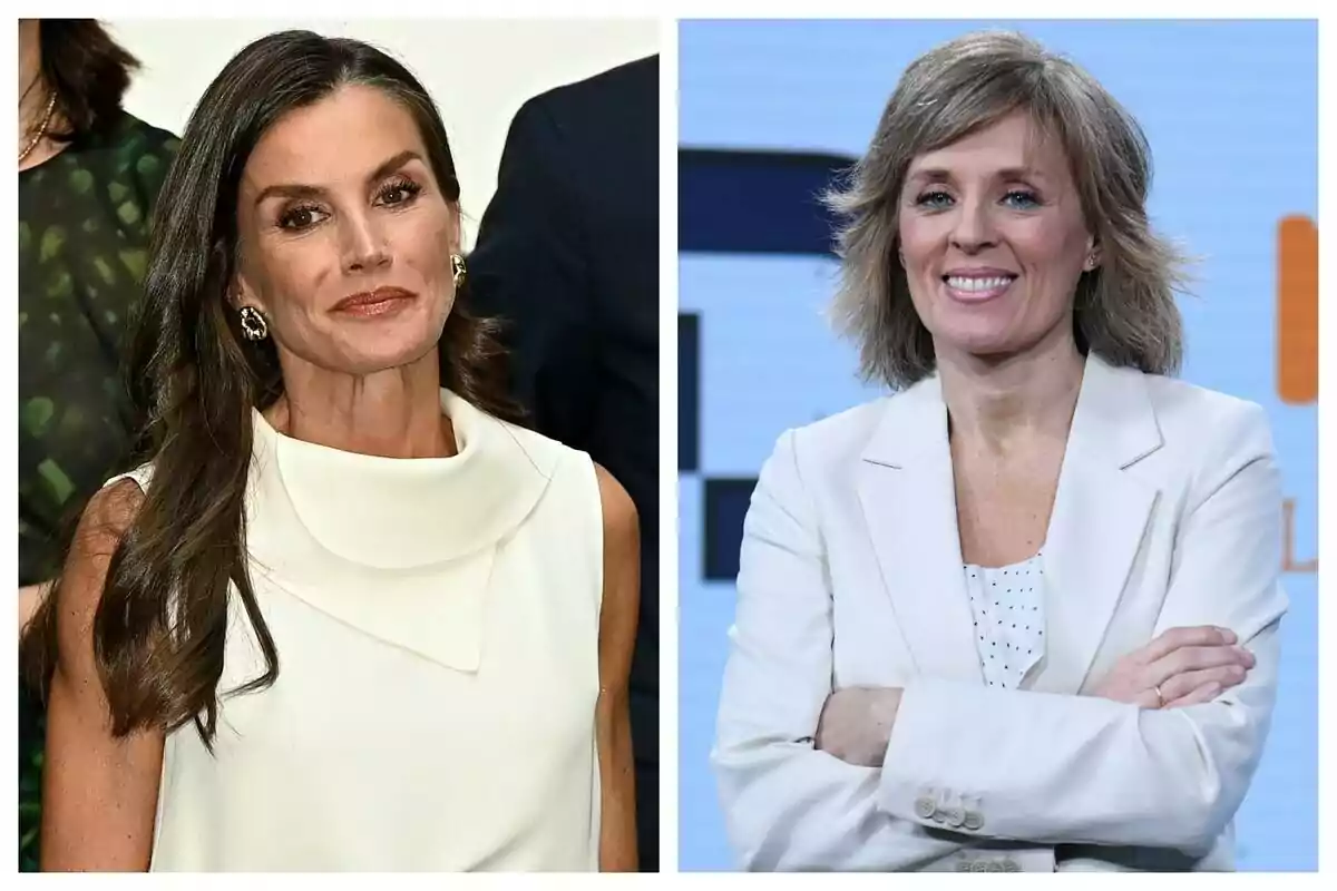 Muntatge de fotos de pla mitjà de Marta Carazo i Letícia Ortiz, ambdues amb el rostre somrient. Muntatge de fotos de pla mitjà de Marta Carazo i Letícia Ortiz, ambdues amb el rostre somrient.