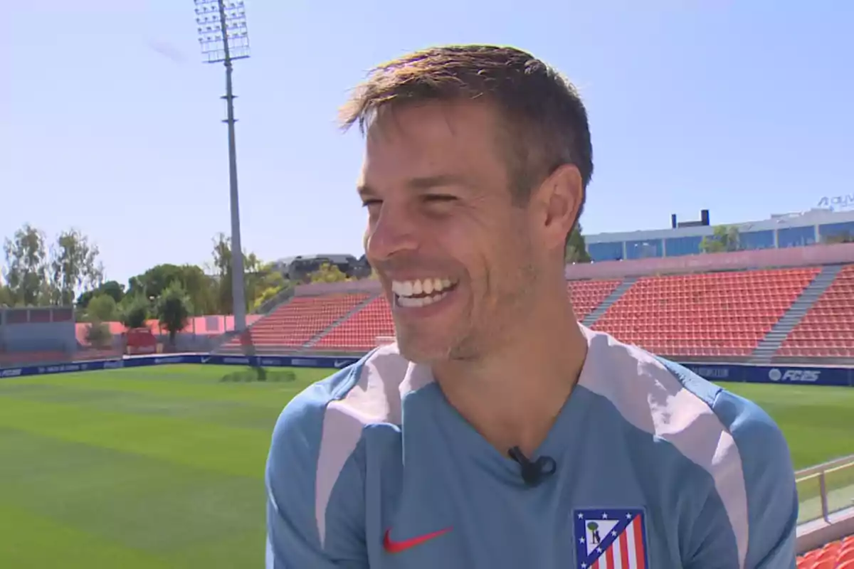 César Azpilicueta en una entrevista César Azpilicueta en una entrevista