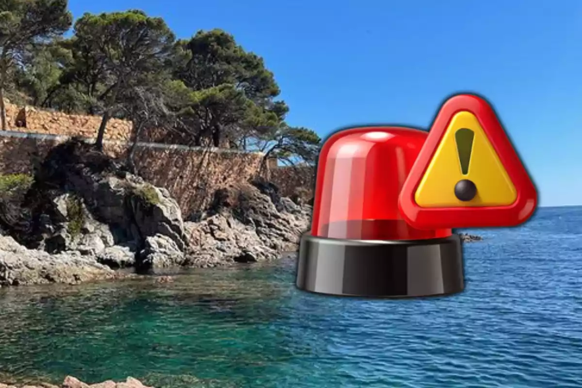 Alerta en una cala de Tarragona