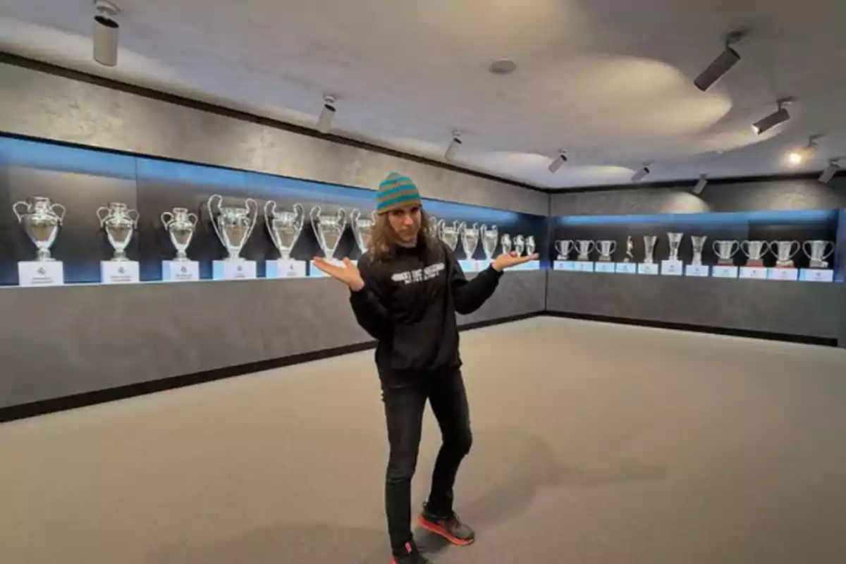 Chema Alonso al vestidor del Reial Madrid Chema Alonso al vestidor del Reial Madrid