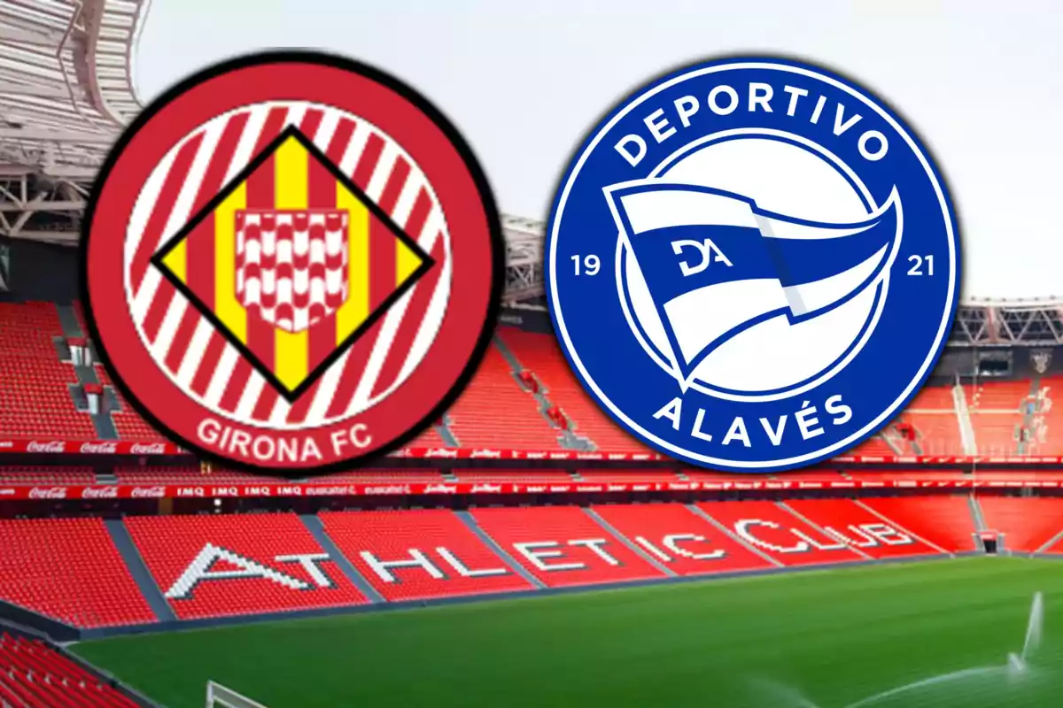Escuts de Girona i Alabès i l'estadi de San Mamés