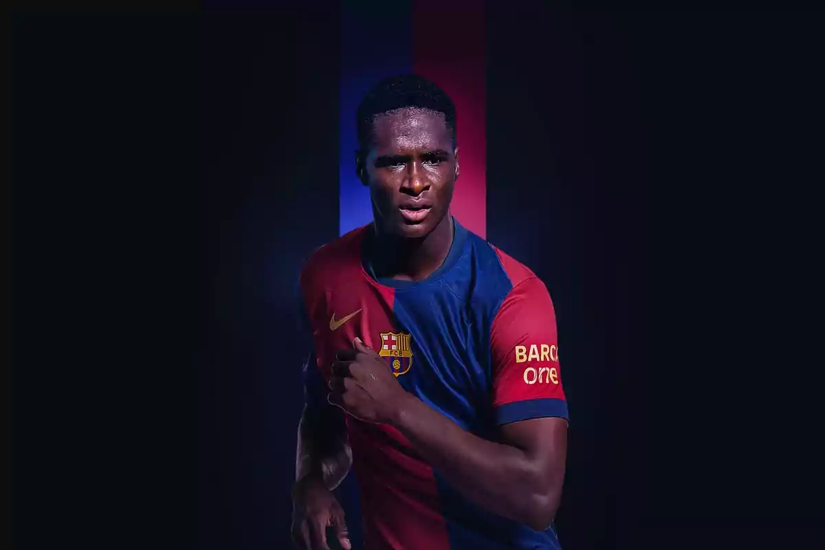 Ibrahim Diarra en la seva presentació amb el Barça l’any passat Ibrahim Diarra en la seva presentació amb el Barça l’any passat