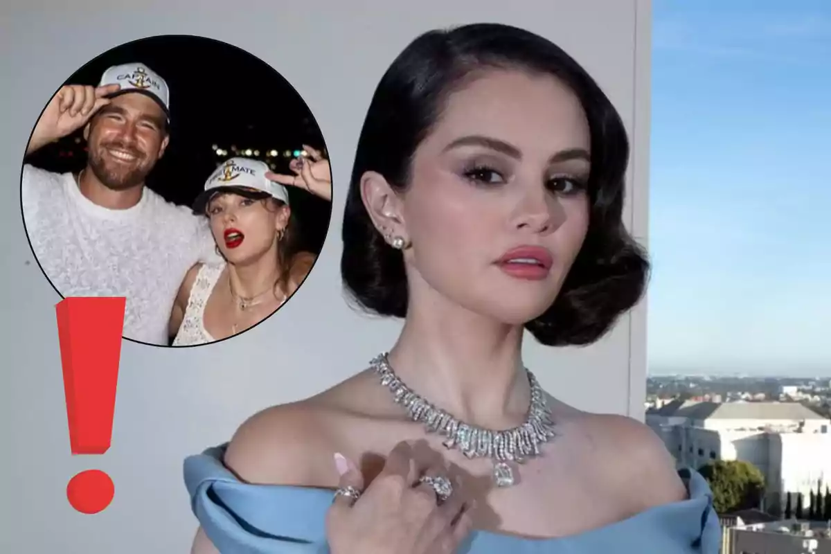 Selena Gomez, Taylor Swift amb Travis Kelce.