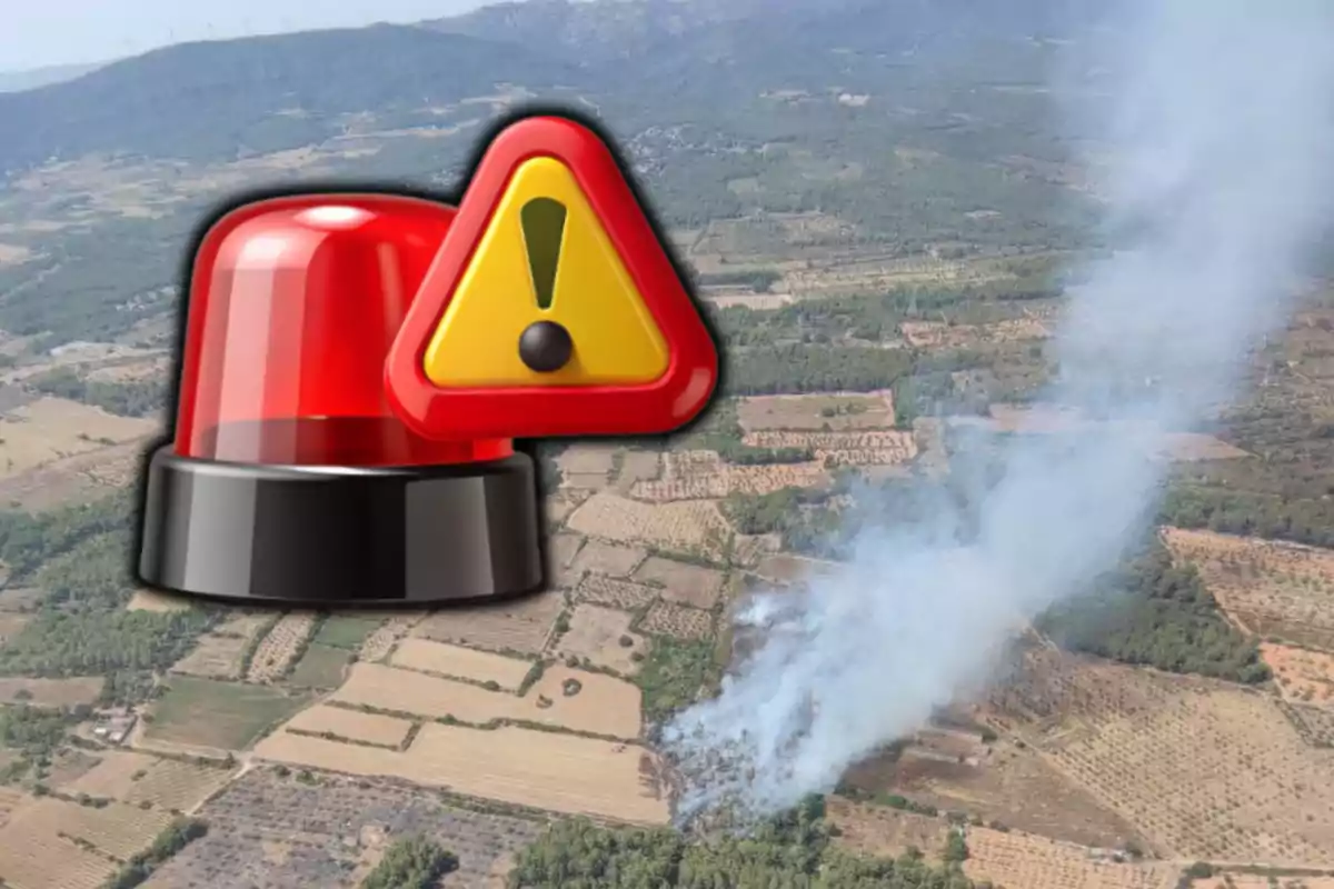 Alerta per l’incendi a Tarragona