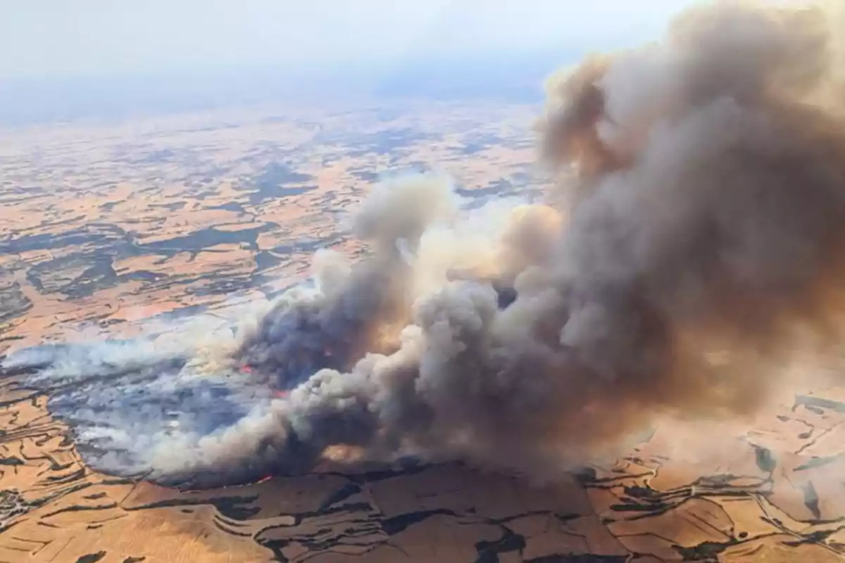 Brutal incendi a Torrefeta i Florejacs