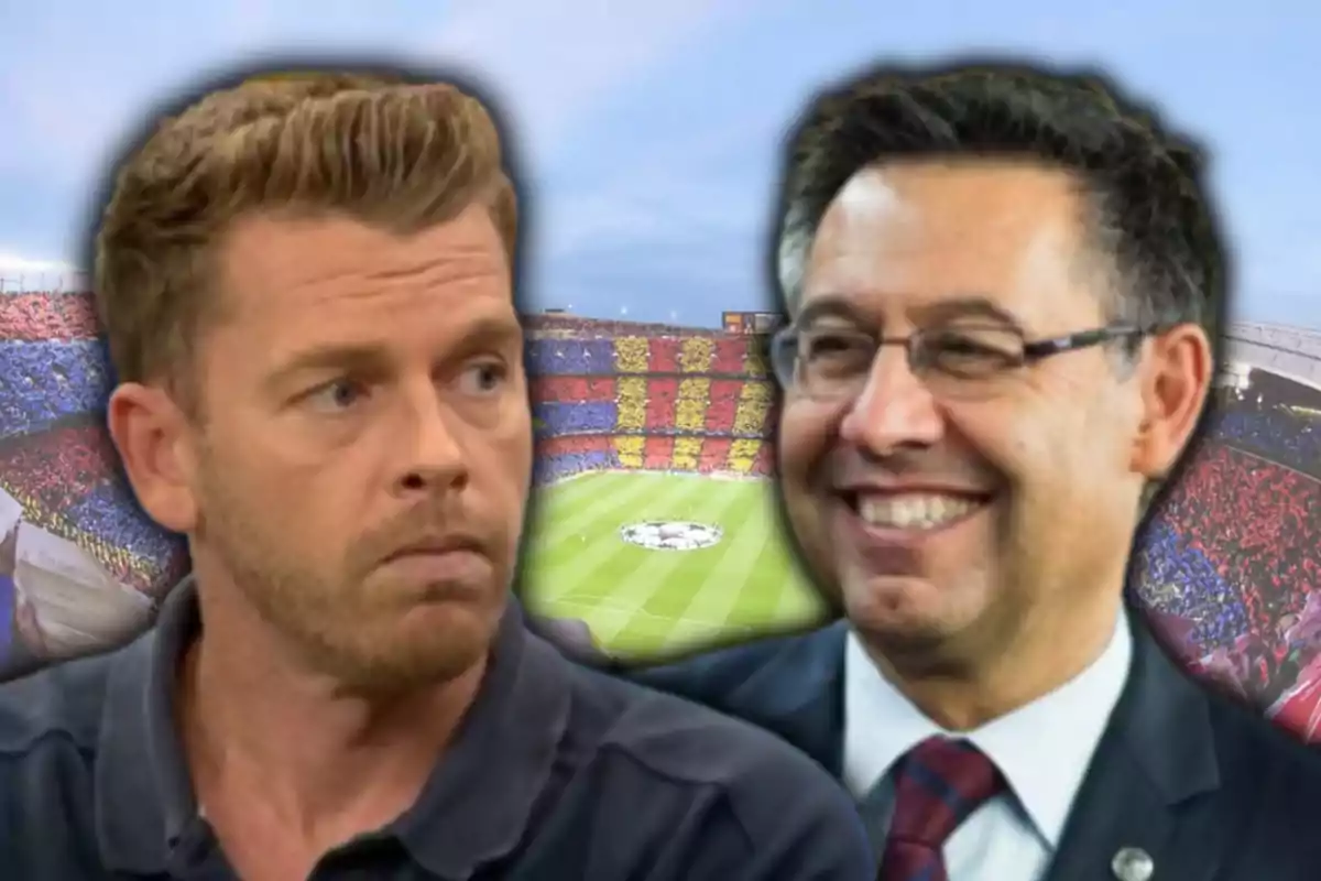 Jota Jordi y Josep María Bartomeu