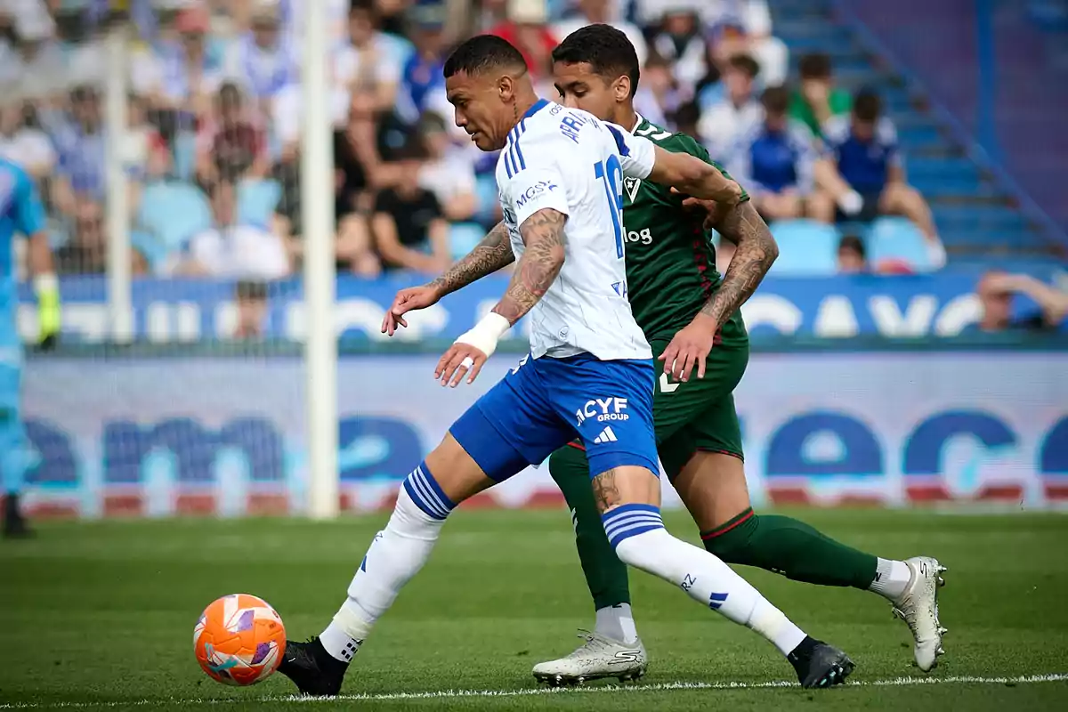 Kervin Arriaga in a match at La Romareda Kervin Arriaga in a match at La Romareda