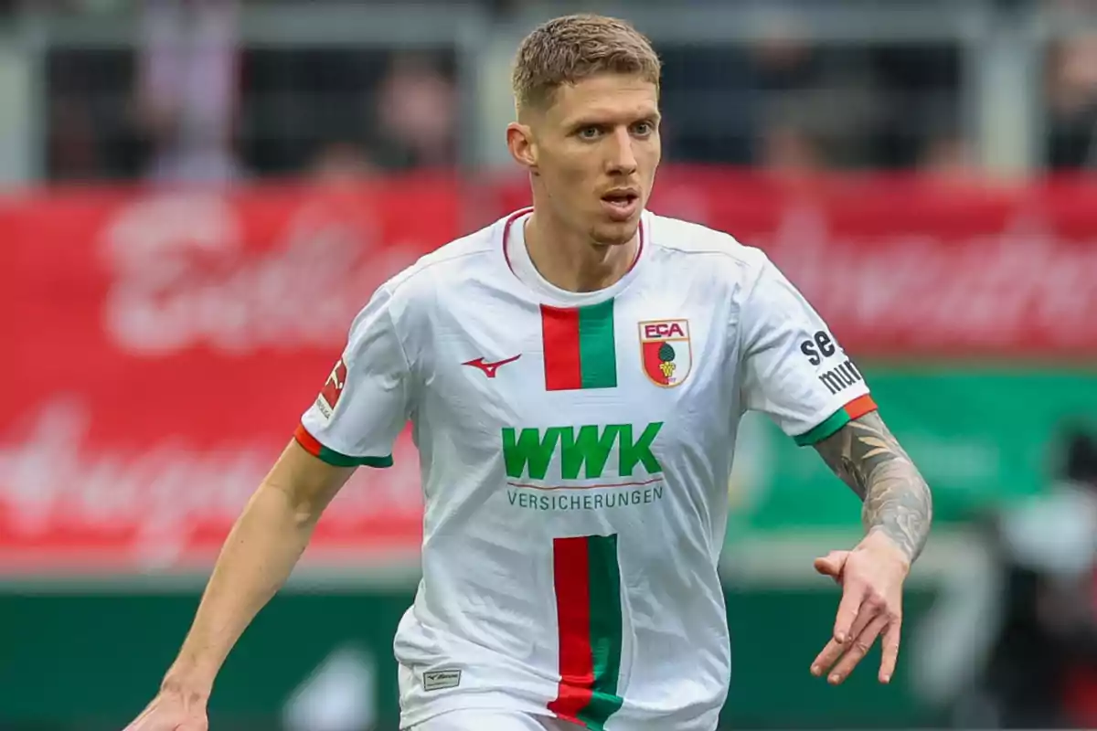 Kristijan Jakic with Augsburg Kristijan Jakic with Augsburg