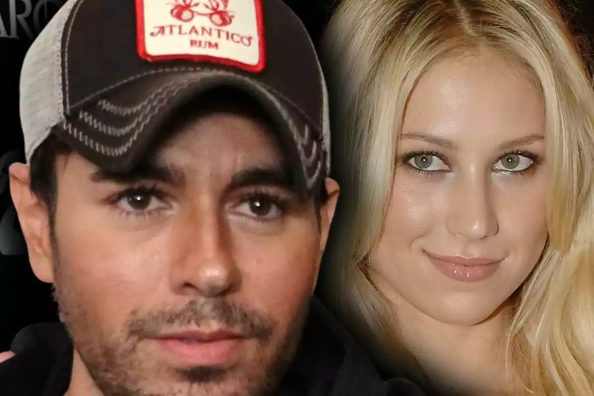 Montaje de fotos de primer plano de Enrique Iglesias y Anna Kournikova. Montaje de fotos de primer plano de Enrique Iglesias y Anna Kournikova.