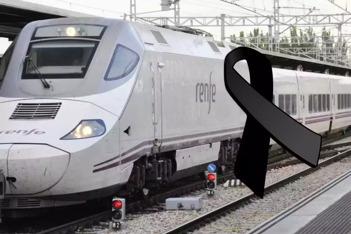 Dol després de l’atropellament de dues persones per un tren de Renfe