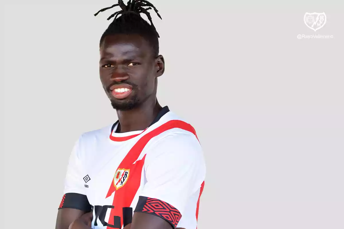 Pathe Ciss, jugador del Rayo Vallecano Pathe Ciss, jugador del Rayo Vallecano