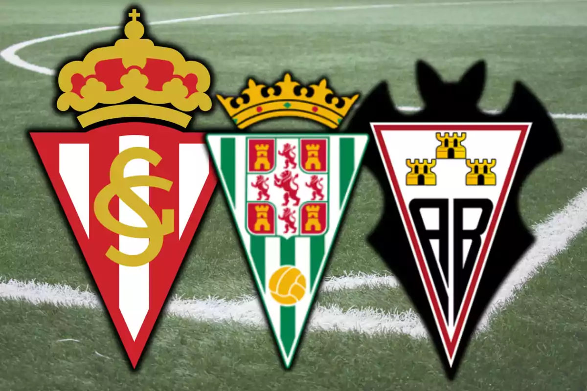 Escuts del Real Sporting, Còrdova i Albacete