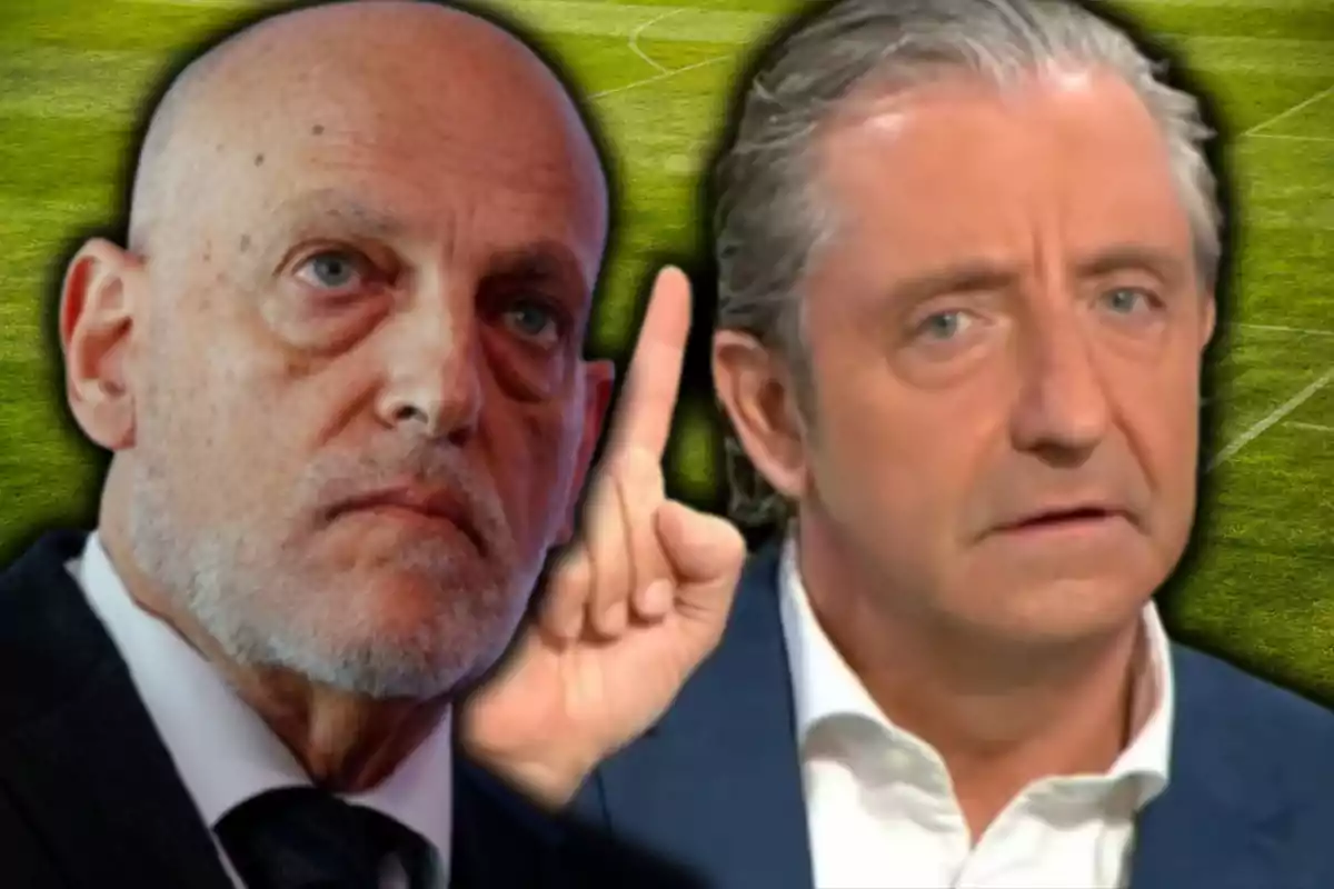Javier Tebas y Josep Pedrerol
