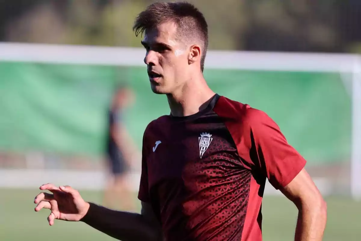 Ander Yoldi en un entrenamiento Ander Yoldi en un entrenamiento