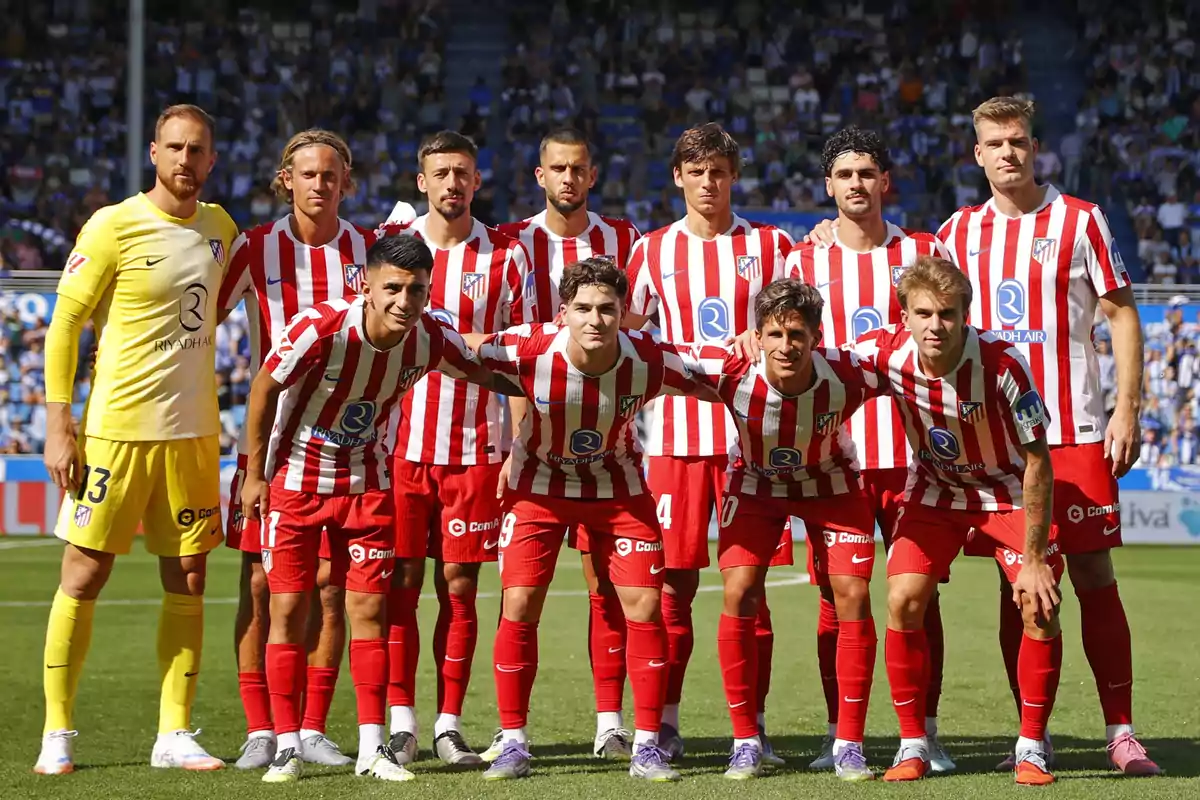 Els onze titulars de l’Atlètic de Madrid en el partit a Mendizorrotza Els onze titulars de l’Atlètic de Madrid en el partit a Mendizorrotza