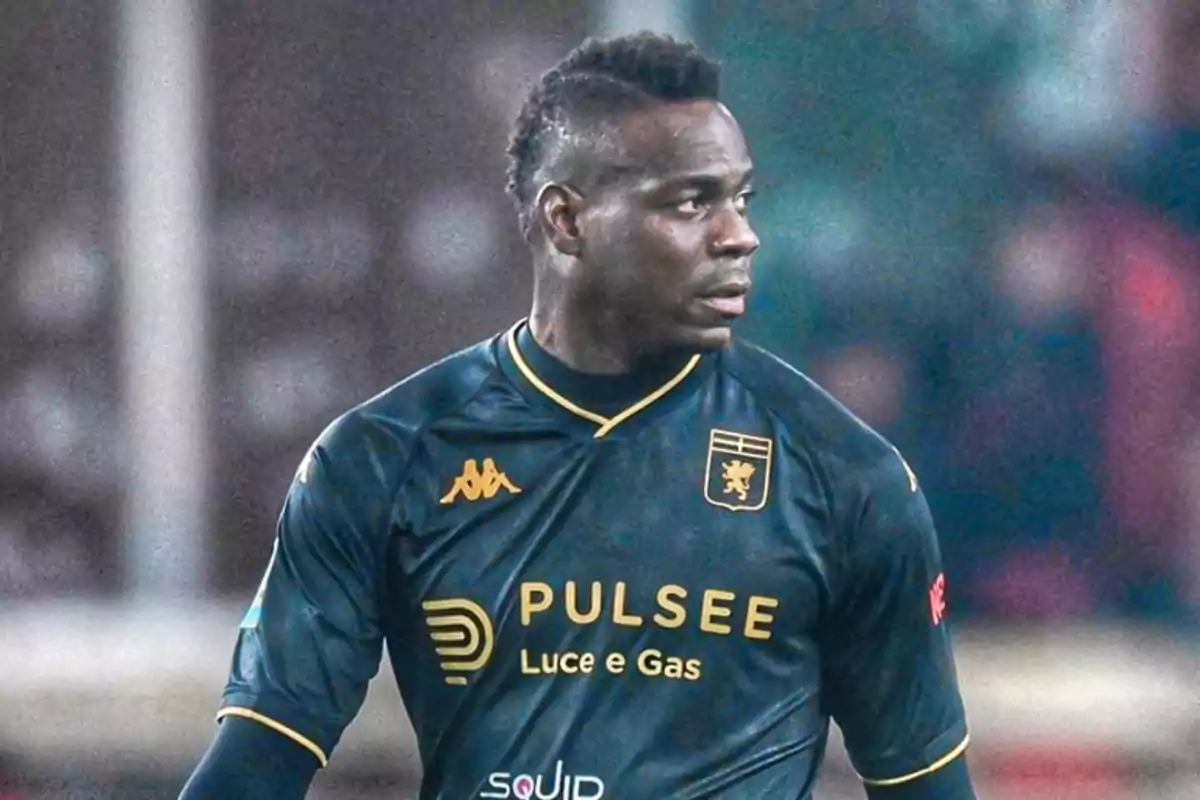 Balotelli en un partit aquesta última temporada