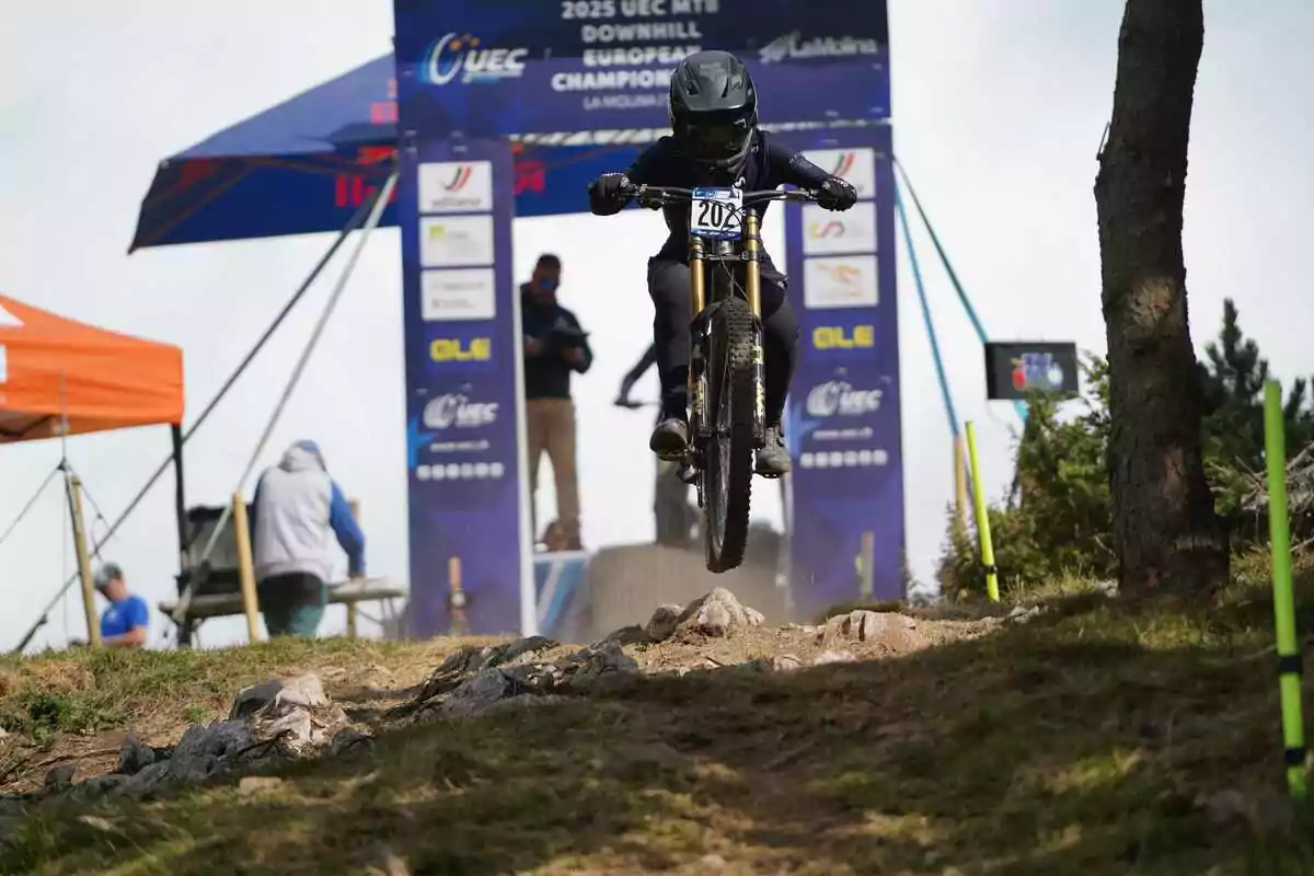 Concursant de l’Europeu de BTT a La Molina