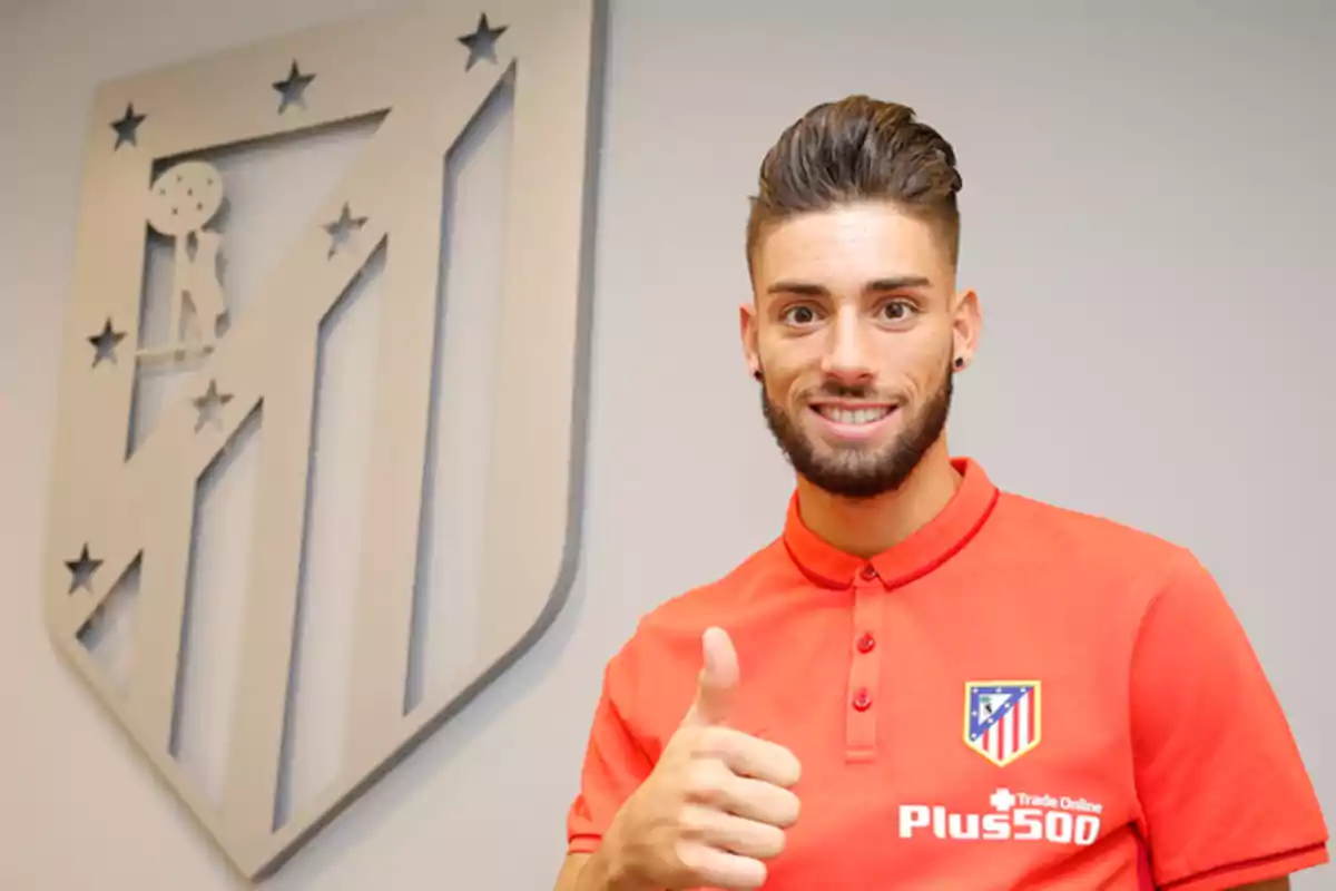 Yannick Carrasco en su primera llegada al Atlético de Madrid Yannick Carrasco en su primera llegada al Atlético de Madrid