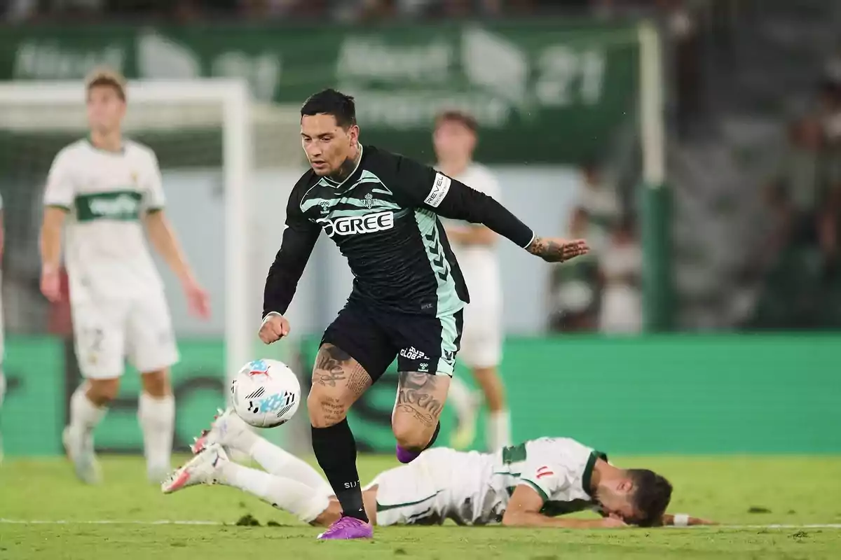 El Chimy Ávila en el partit contra l’Elx