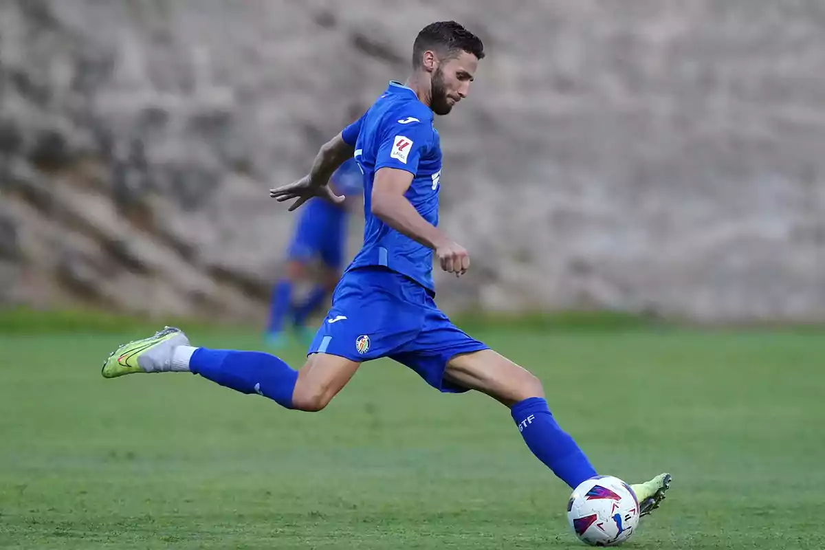 Domingos Duarte en un partido con el Getafe Domingos Duarte en un partido con el Getafe