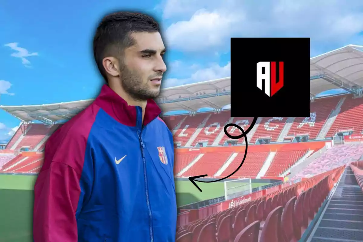 Ferran Torres y el logo de Archivo VAR