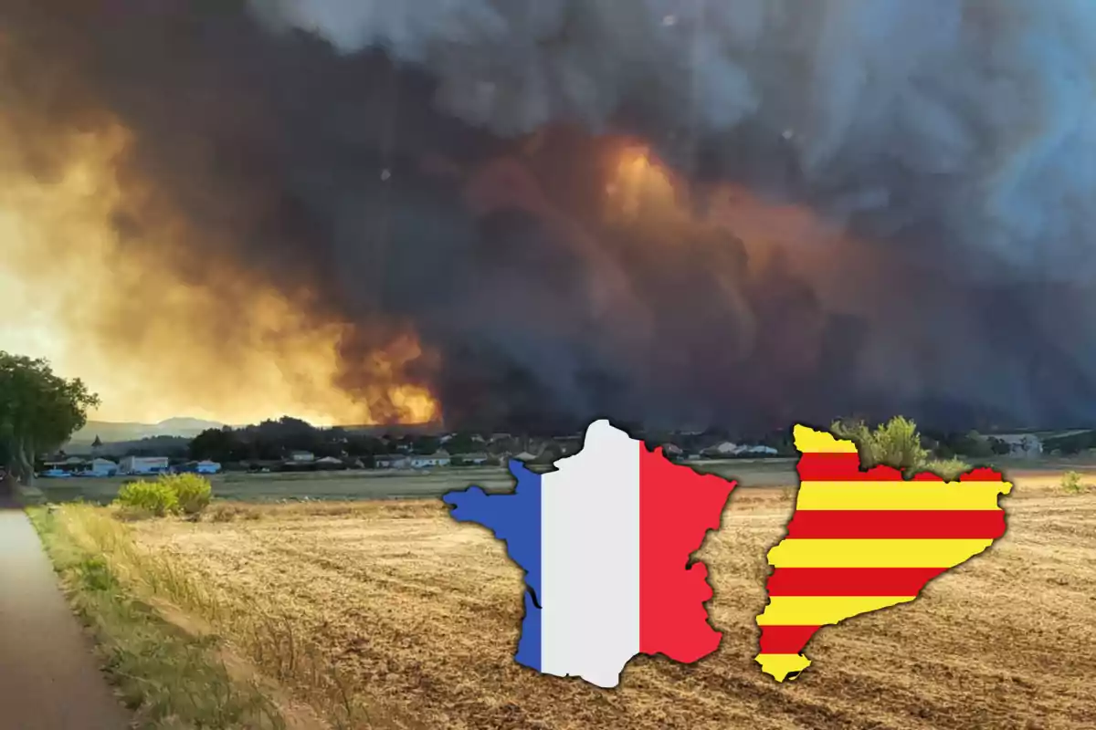 Incendi al sud de França