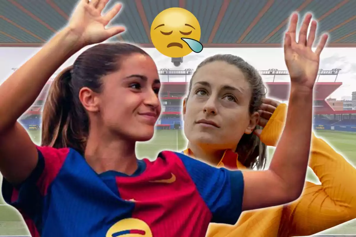 Jana Fernández y Alexia Putellas