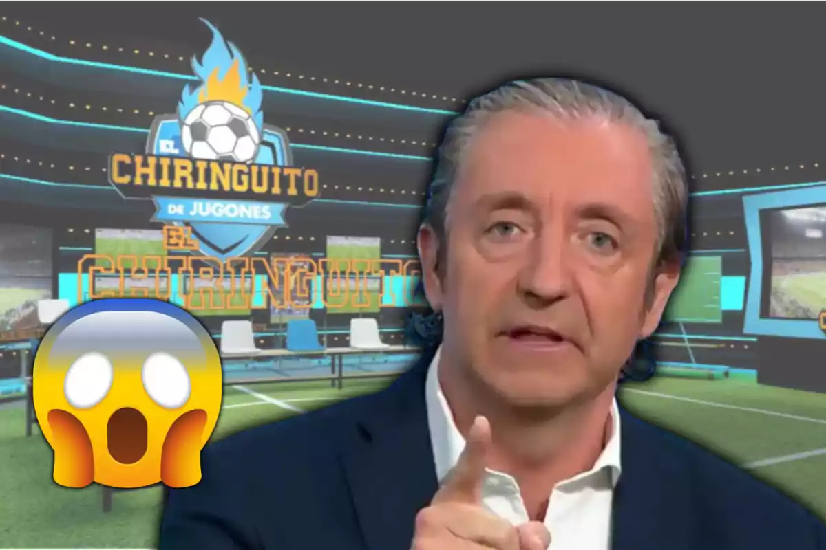 Josep Pedrerol i el plató d’El Chiringuito