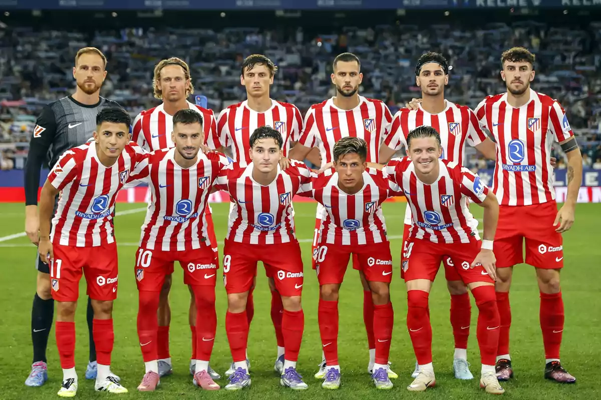 Once titular del Atlético de Madrid frente al Espanyol Once titular del Atlético de Madrid frente al Espanyol