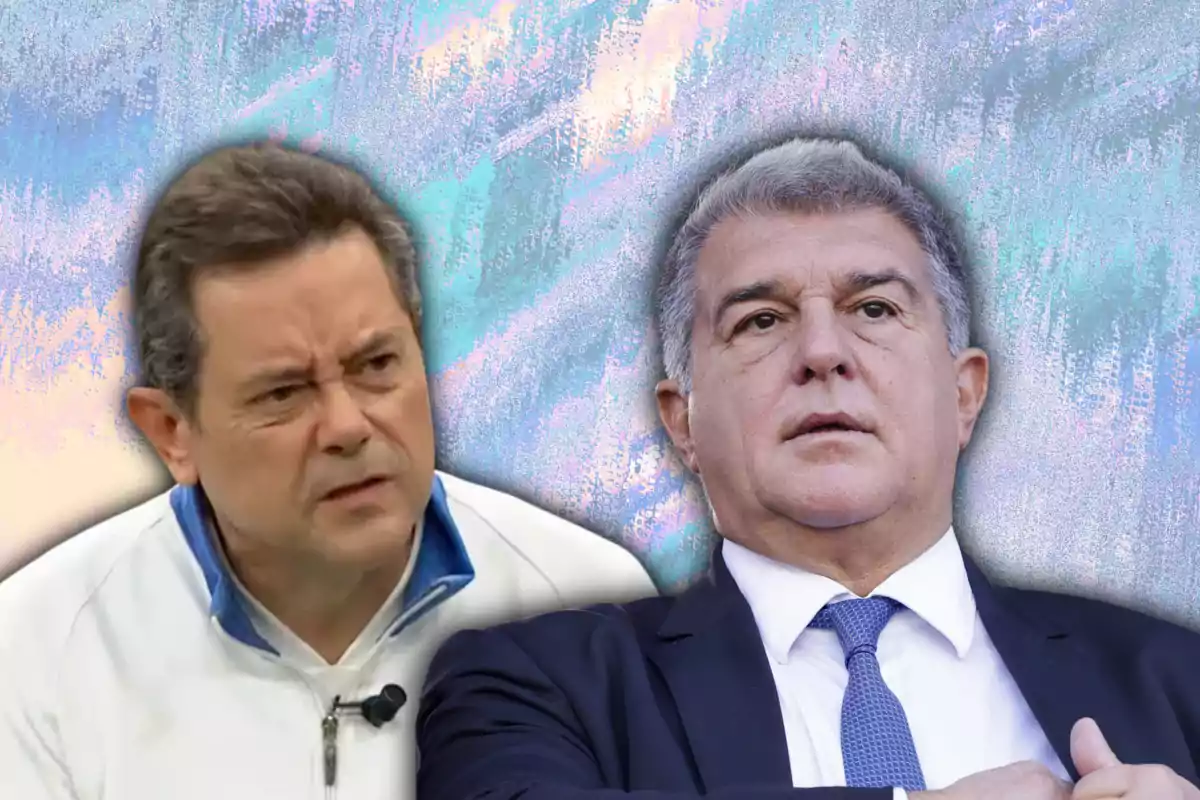 Tomás Roncero and Joan Laporta