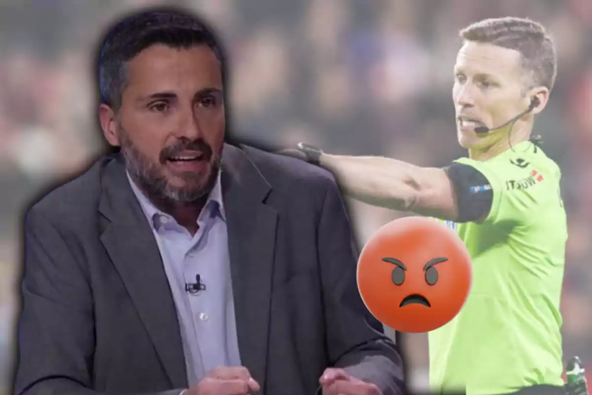 Víctor Lozano and a LaLiga referee