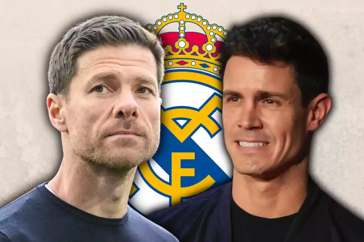 Edu Aguirre and Xabi Alonso