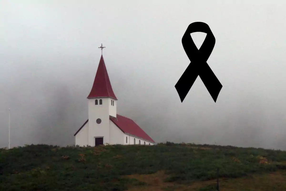 Luto en una iglesia catalana