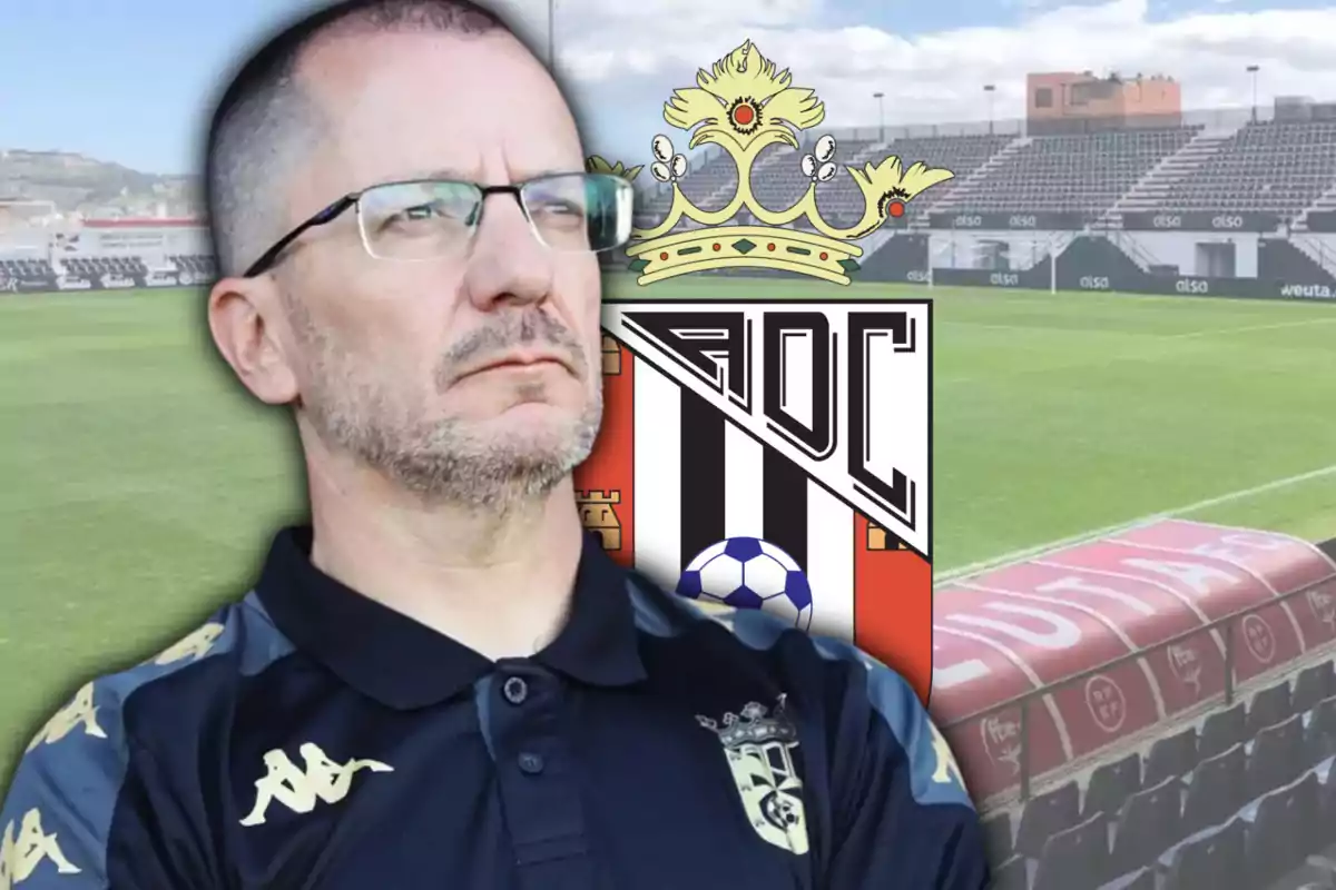 Juan José Romero, entrenador de l’AD Ceuta