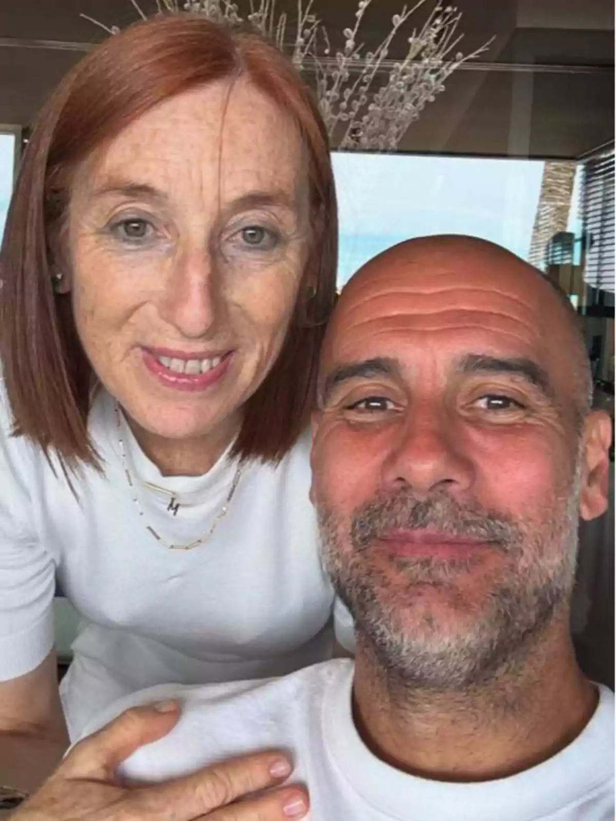 Montse Serra, del Miramar, y Pep Guardiola Montse Serra, del Miramar, y Pep Guardiola