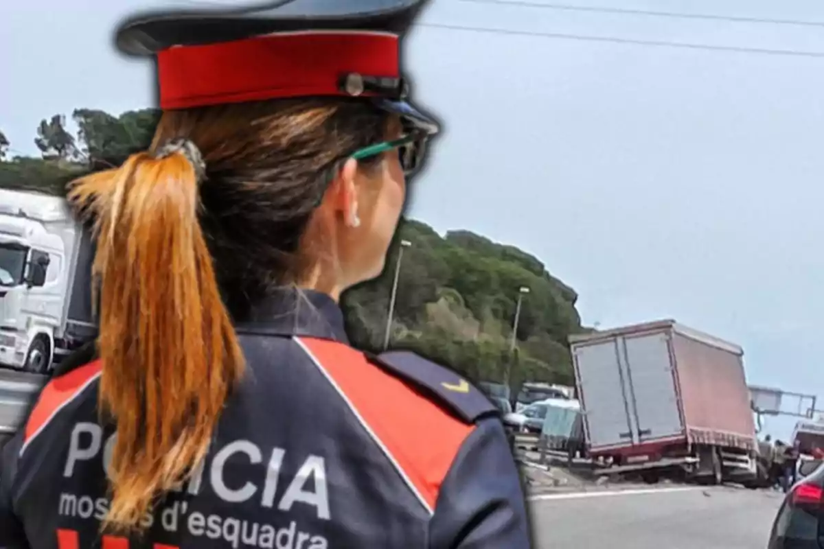 Agent dels Mossos i l'accident
