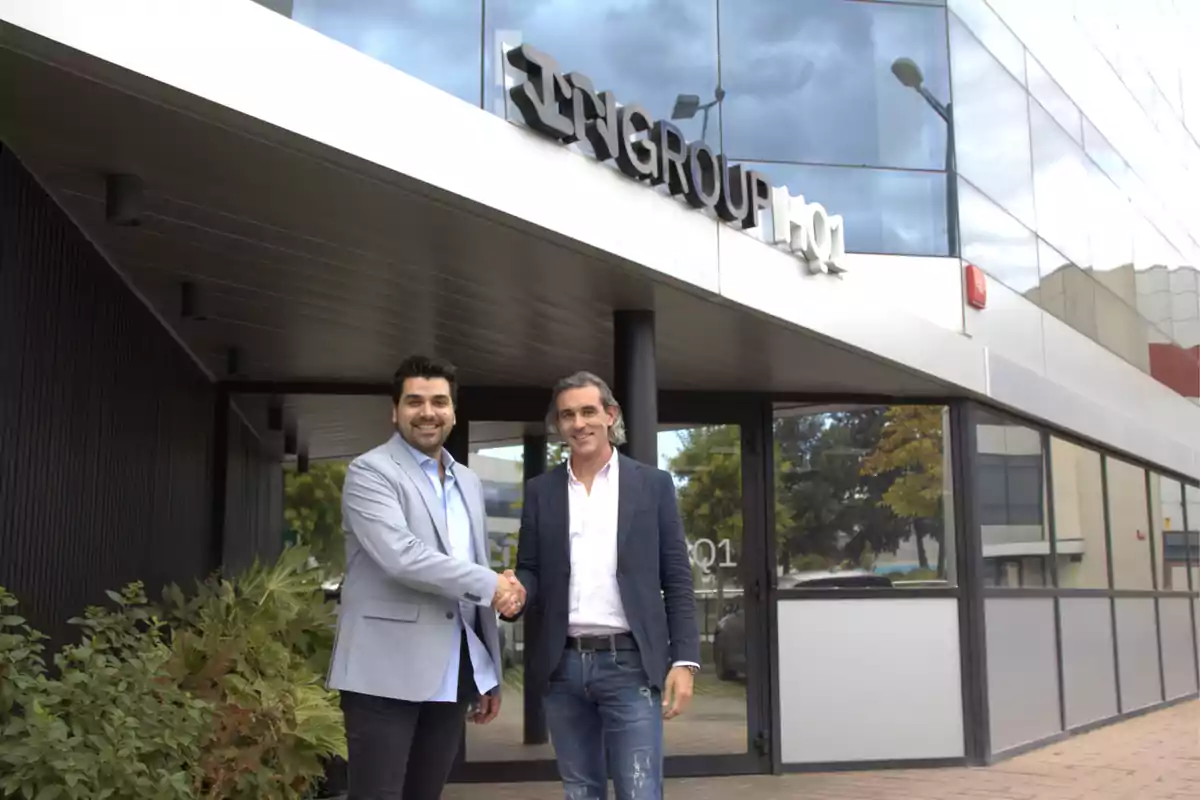 Joan Folguera, CEO de Ingroup, y Álvaro Perera, socio de ACTIUM