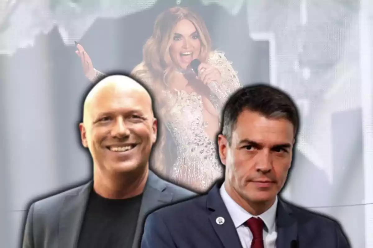 Alfonso Arús i Pedro Sánchez, amb Melody de fons