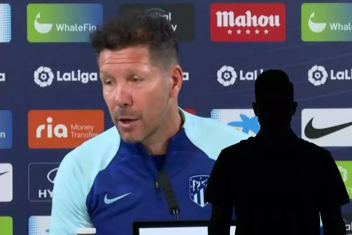 Cholo Simeone en roda de premsa