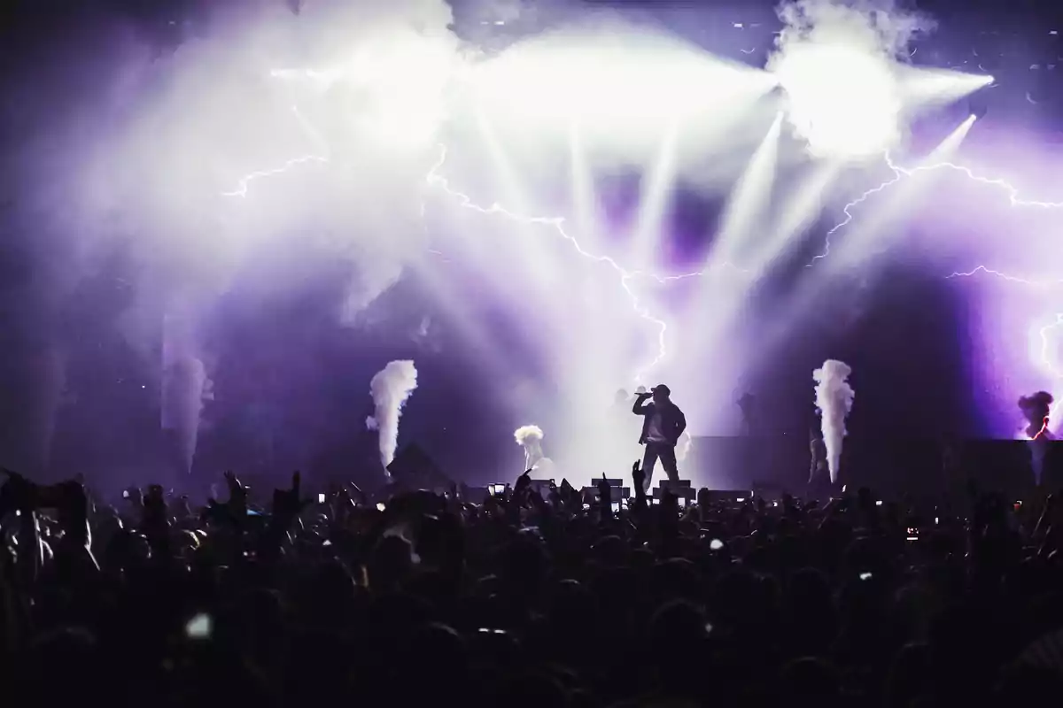 Bad Bunny al seu concert al Sónar del 2019 Bad Bunny al seu concert al Sónar del 2019