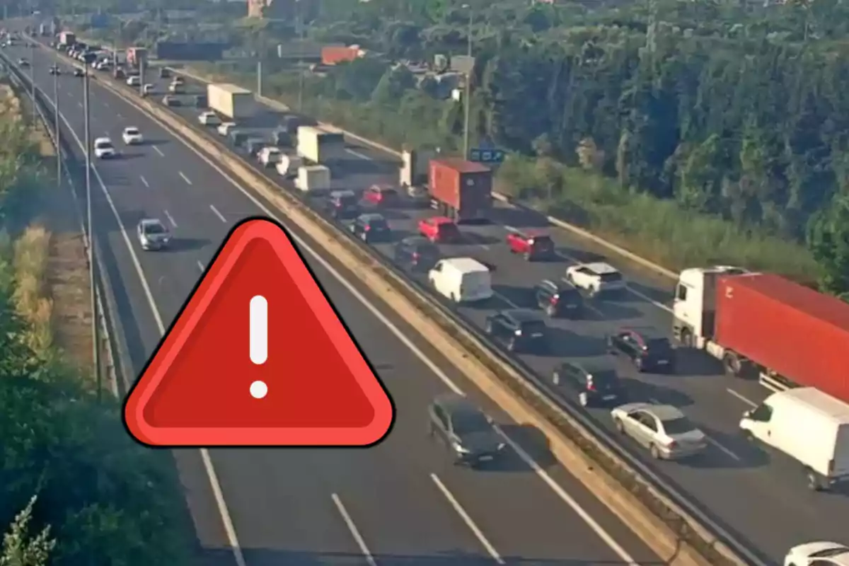 Situación caótica en la A-2