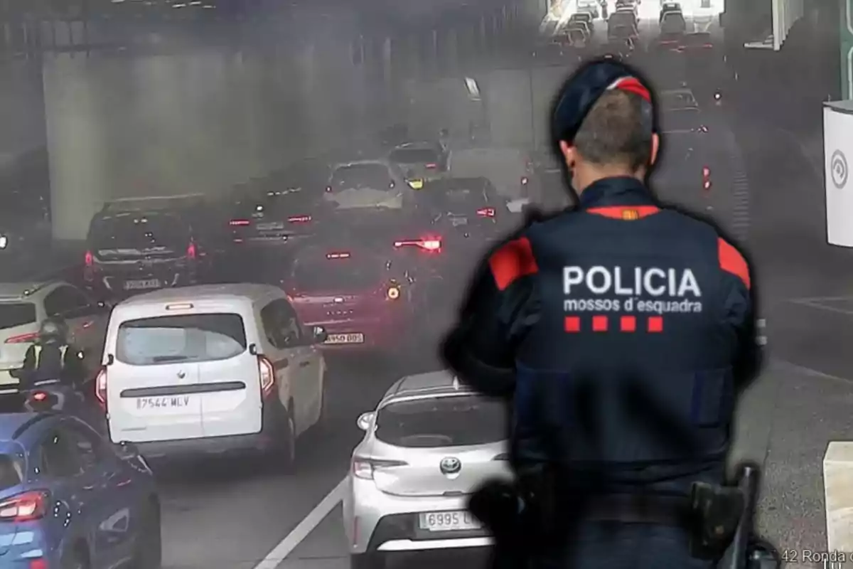 Caos a la B-20 després d'un accident