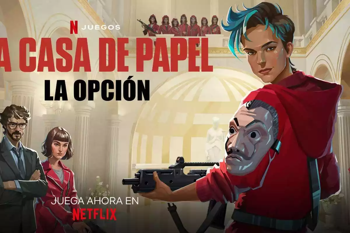 Imatge del videojoc de Netflix sobre 'la Casa de Paper'