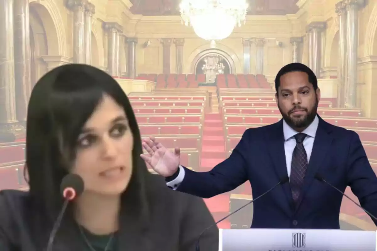Sílvia Orriols i Ignacio Garriga al Parlament