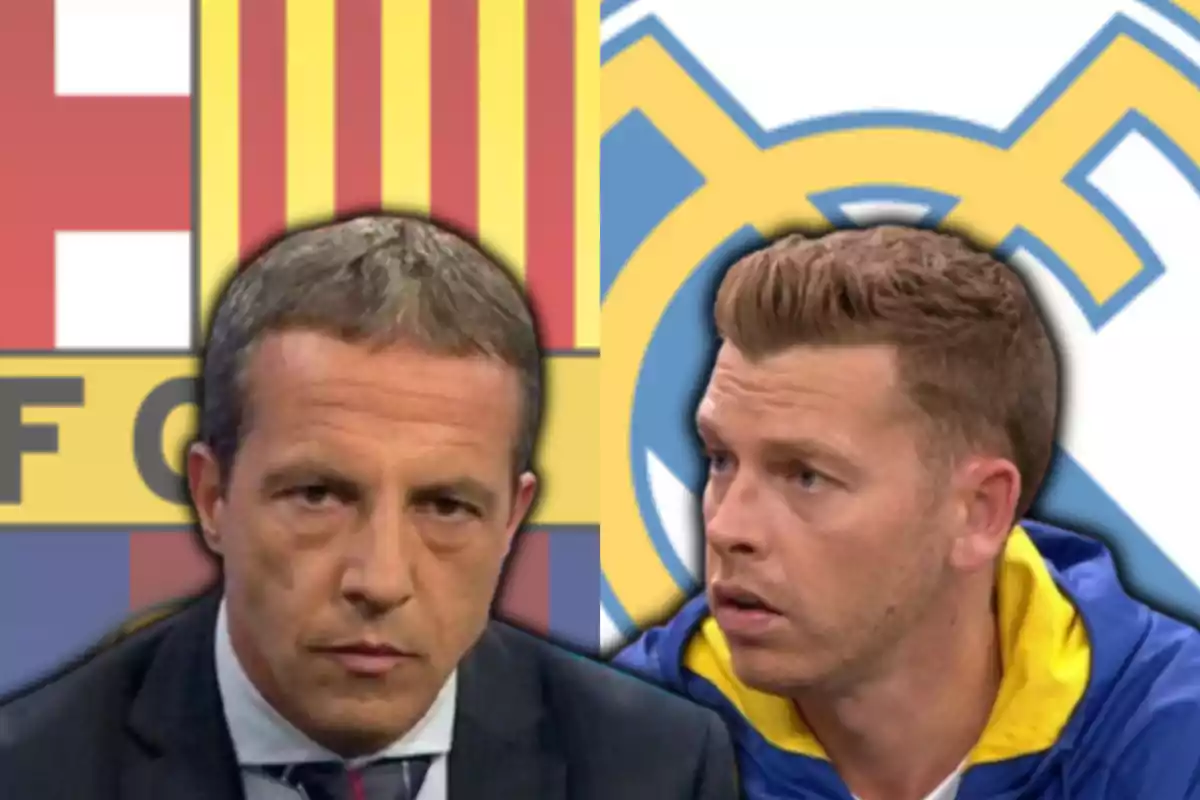 Cristóbal Soria, Jota Jordi i els escuts de Barça i de Reial Madrid