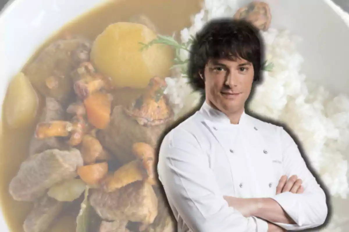 Jordi Cruz y su plato de curry de ternera japonés