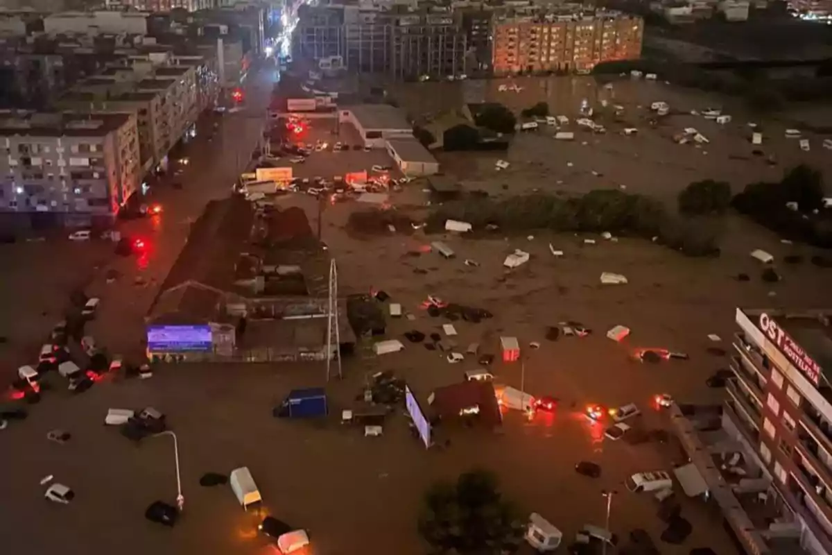 Así de inundada ha quedado alguna localidad tras la DANA