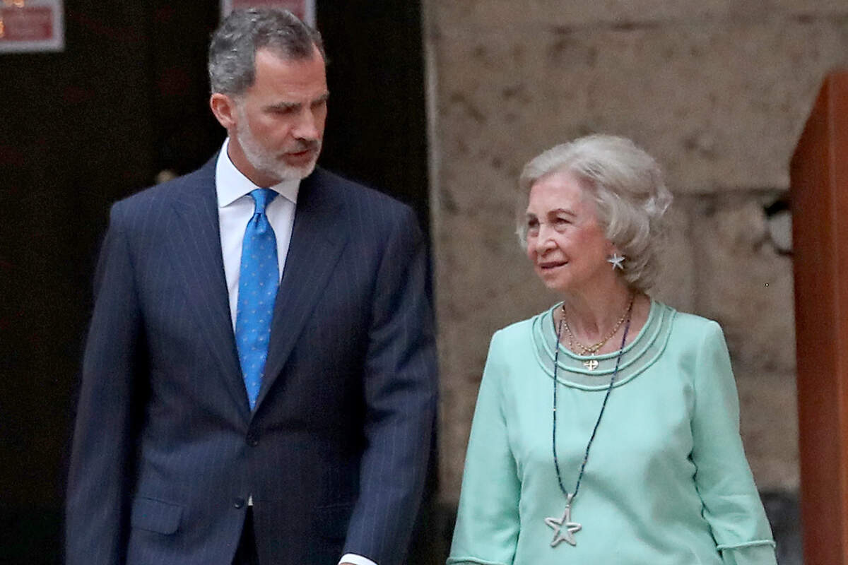 Máxima preocupación de Felipe VI por el estado de su madre, Sofía de Grecia